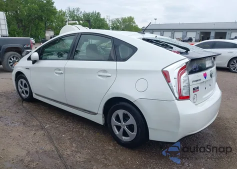 2012 Toyota Prius Three из США, поврежденный, VIN JTDKN3DU9C5500996